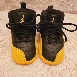 Toddler AIR JORDAN 12 RETRO TD "University Gold" sz 7c